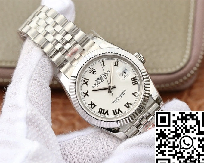 M126234-0025 White Dial Rolex Factory Datejust GM 0204